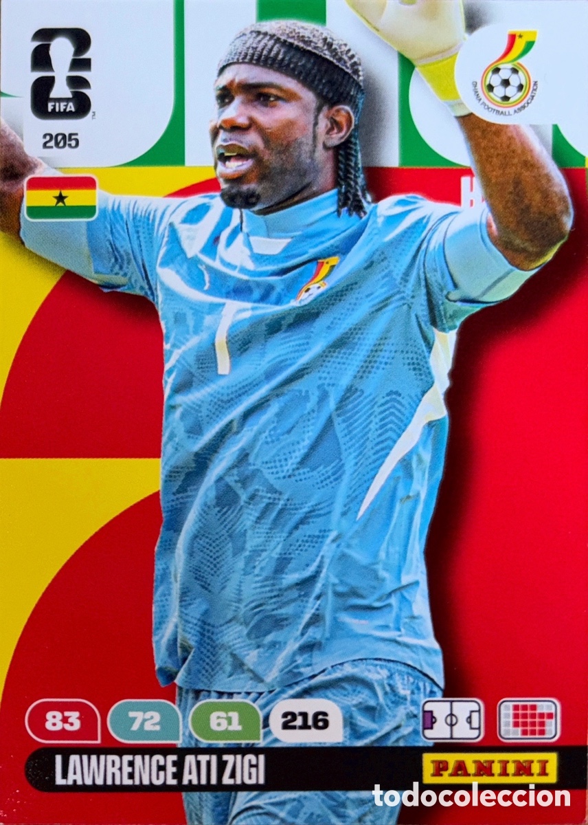Football Stickers: 205.- LAWRENCE ATI ZIGI (GHANA) ADRENALYN XL MUNDIAL 2026 (PANINI)