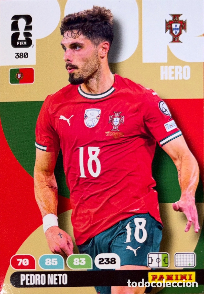 Football Stickers: 380.- PEDRO NETO (PORTUGAL) ADRENALYN XL MUNDIAL 2026 (PANINI)