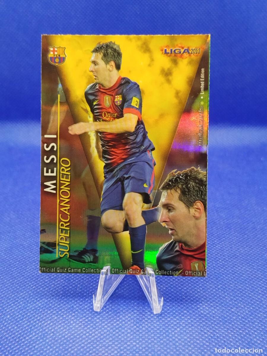 Cromos de F&uacute;tbol: LIONEL MESSI FC BARCELONA 2013 MUNDICROMO LAS FICHAS DE LA LIGA &rdquo;SUPERCA&Ntilde;ONERO&rdquo;