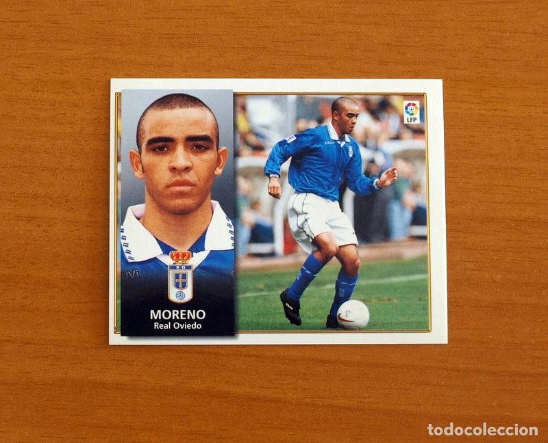 Cromos de F&uacute;tbol: Real Oviedo - Moreno - Ediciones Este Liga 1998-1999, 98-99 - Nunca Pegado