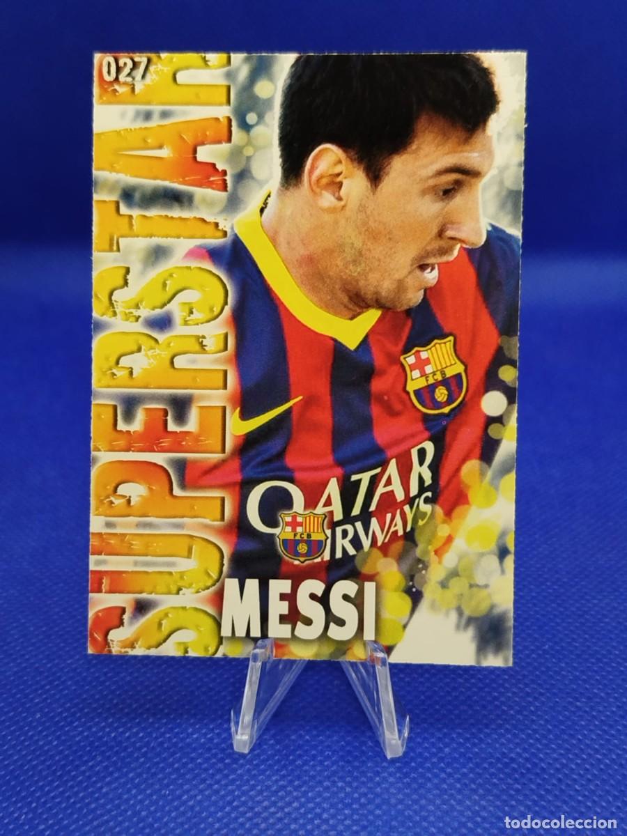 Cromos de F&uacute;tbol: #27 LIONEL MESSI FC BARCELONA 2014 MUNDICROMO LAS FICHAS DE LA LIGA &rdquo;SUPER STAR&rdquo;