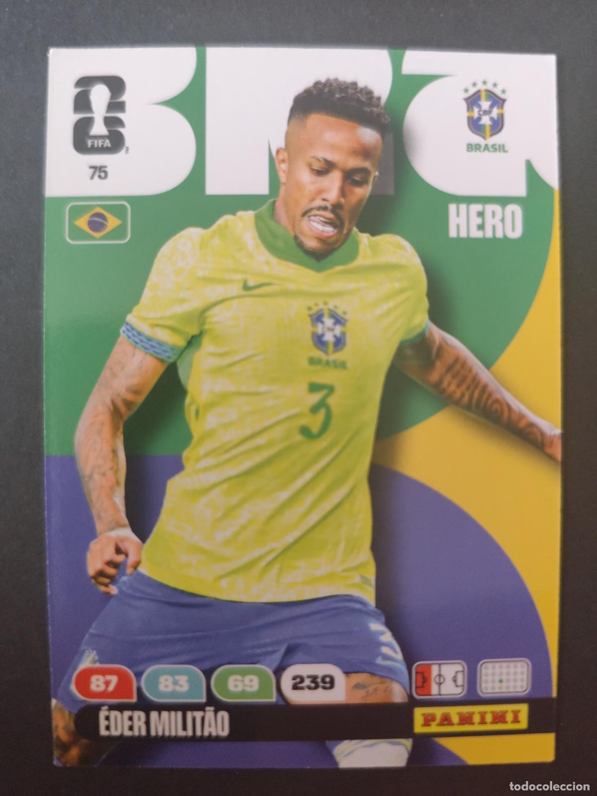 Cromos de F&uacute;tbol: 75 &Eacute;DER MILIT&Atilde;O BRASIL ADRENALYN MUNDIAL FIFA WORLD CUP 2026 PANINI