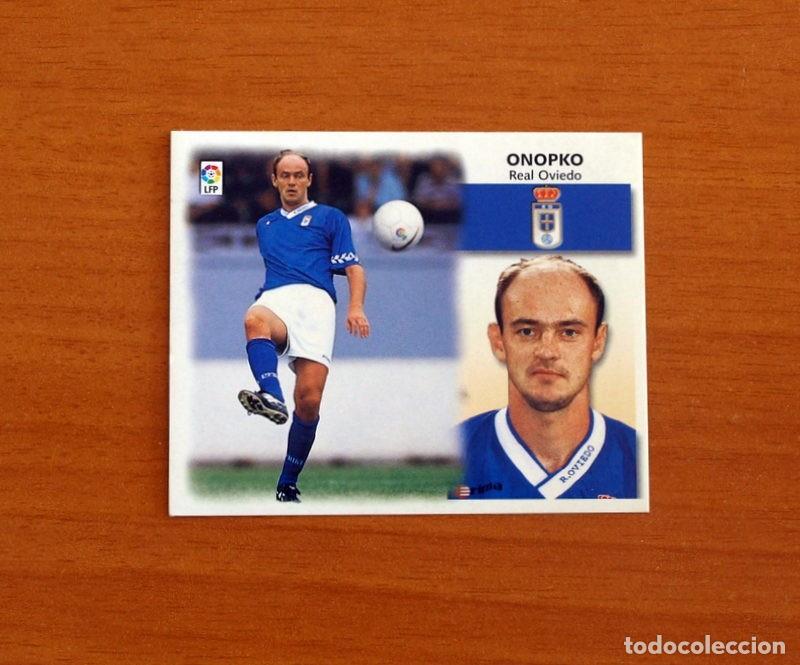 Cromos de F&uacute;tbol: Real Oviedo - Onopko - Ediciones Este Liga 1999-2000, 99-00 - Nunca pegado