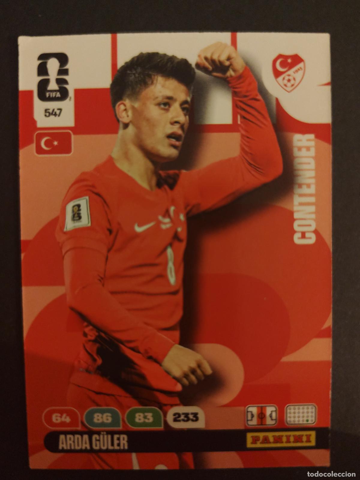 Cromos de F&uacute;tbol: 547 ARDA G&Uuml;LER TURQU&Iacute;A CONTENDERS ADRENALYN MUNDIAL FIFA WORLD CUP 2026 PANINI