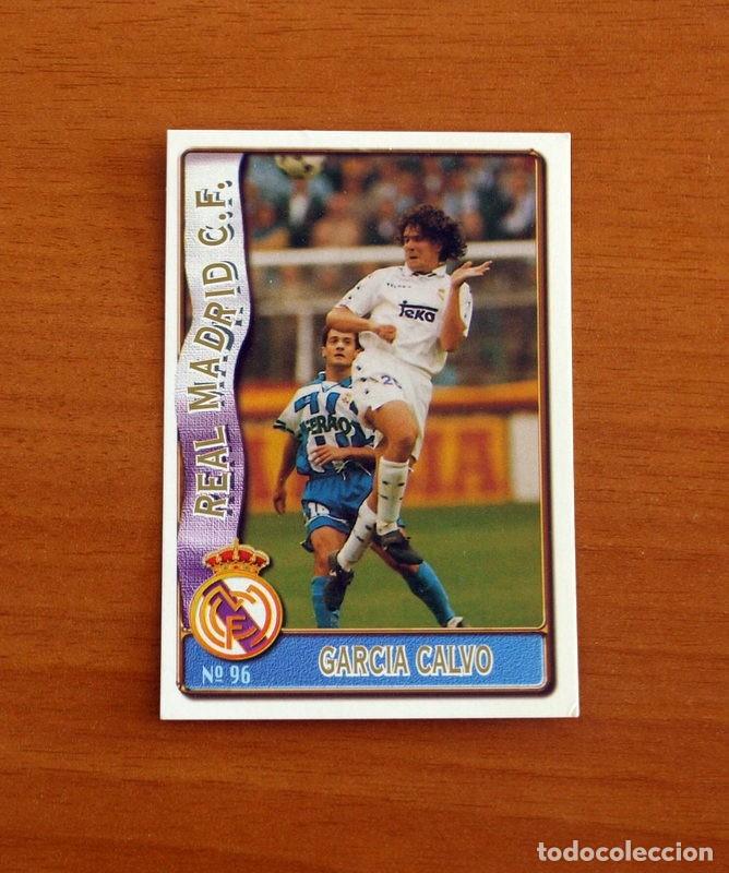 Cartes &agrave; collectionner de Football: Real Madrid -N&ordm; 96 Garc&iacute;a Calvo -Mundicromo Las Fichas de la Liga de F&uacute;tbol 1996-1997-96-97