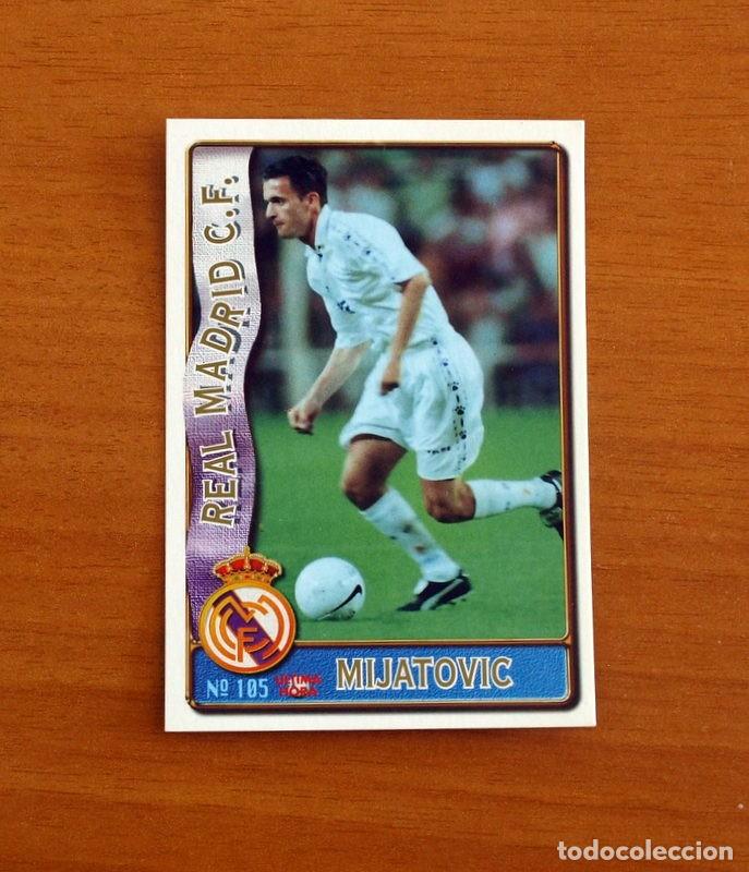 Cromos de F&uacute;tbol: Real Madrid -N&ordm; 105 Mijatovic-&Uacute;ltima Hora-Mundicromo Las Fichas de la Liga de F&uacute;tbol 1996-1997-96-97