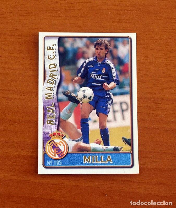 Cromos de F&uacute;tbol: Real Madrid -N&ordm; 105 Milla -Mundicromo Las Fichas de la Liga de F&uacute;tbol 1996-1997-96-97