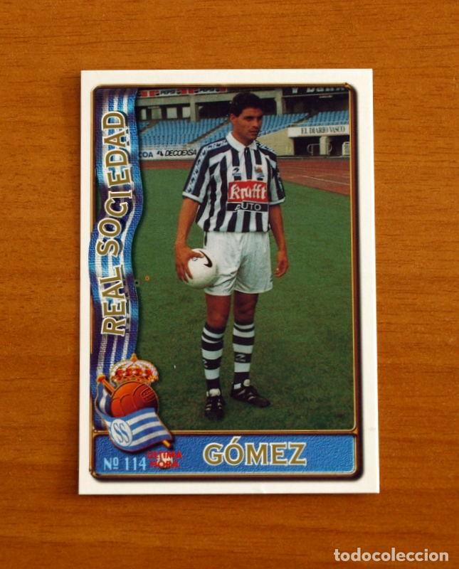 Cromos de F&uacute;tbol: Real Sociedad -N&ordm; 114 G&oacute;mez -&Uacute;ltima Hora -Mundicromo Las Fichas de la Liga de F&uacute;tbol 1996-1997-96-97