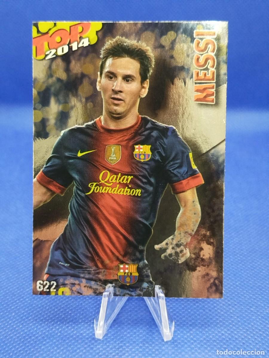 Fu&szlig;ball-Sticker: #622 LIONEL MESSI FC BARCELONA 2014 MUNDICROMO LAS FICHAS DE LA LIGA TOP 9 GREEN