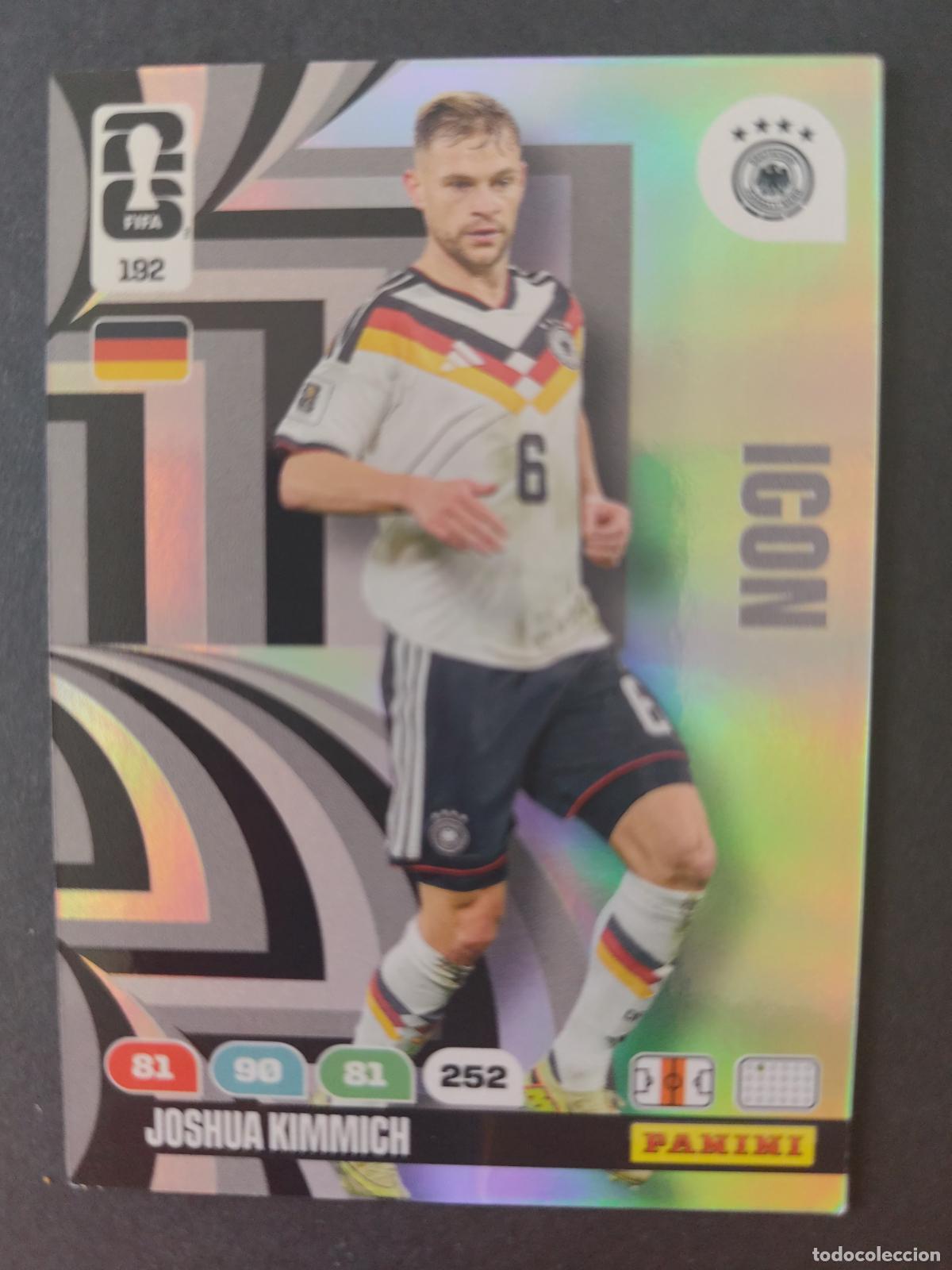 Cromos de F&uacute;tbol: 192 JOSHUA KIMMICH ICON ALEMANIA ADRENALYN MUNDIAL FIFA WORLD CUP 2026 PANINI