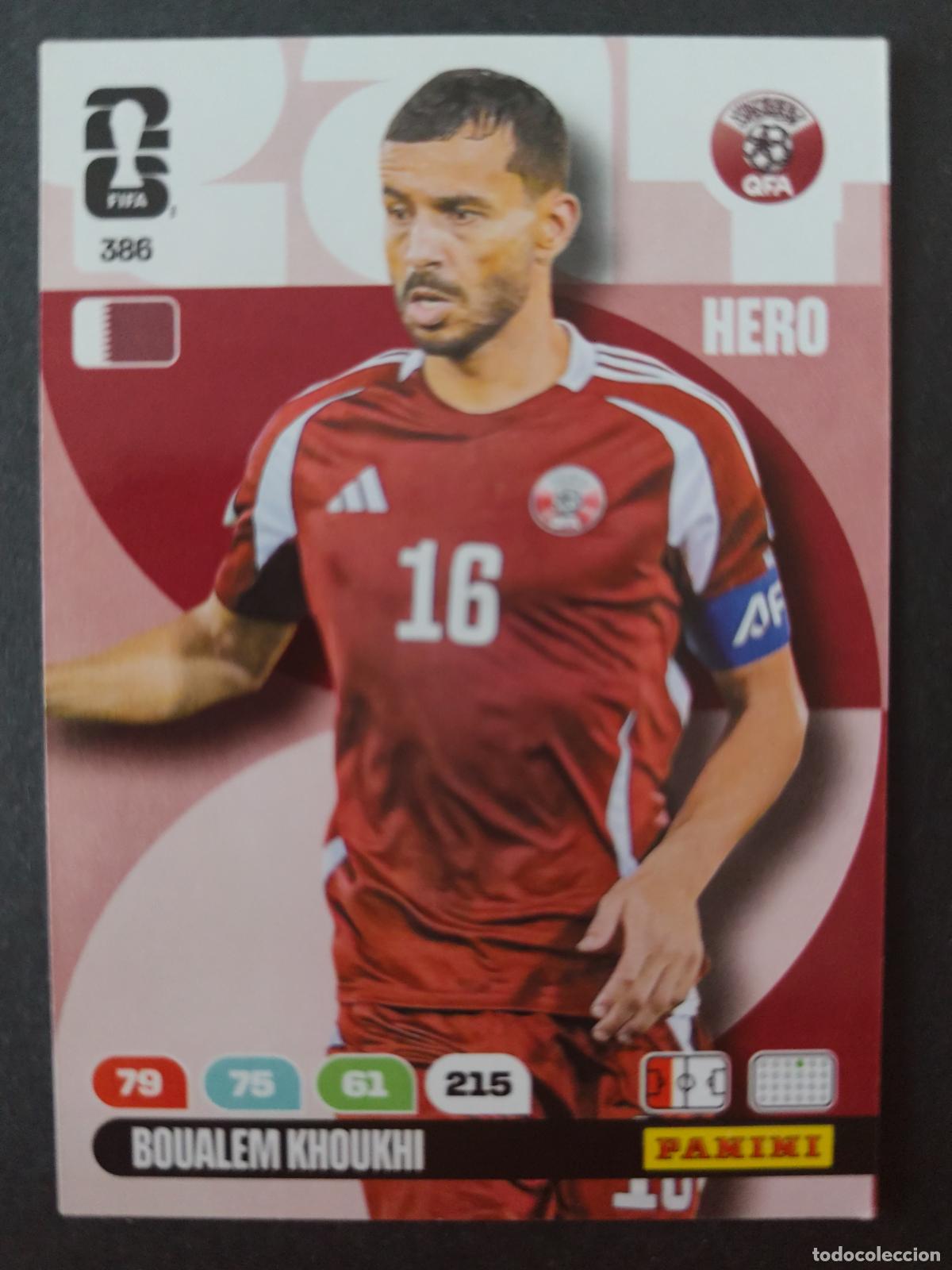 Cromos de Futebol: 386 BOUALEM KHOUKHI QATAR CATAR ADRENALYN MUNDIAL FIFA WORLD CUP 2026 PANINI