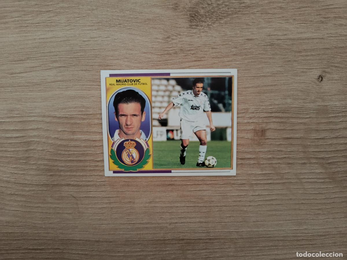 Fu&szlig;ball-Sticker: CROMO DE FUTBOL LIGA ESTE MIJATOVIC REAL MADRID SIN PEGAR NUNCA PEGADO 96 97 1996 1997 D426