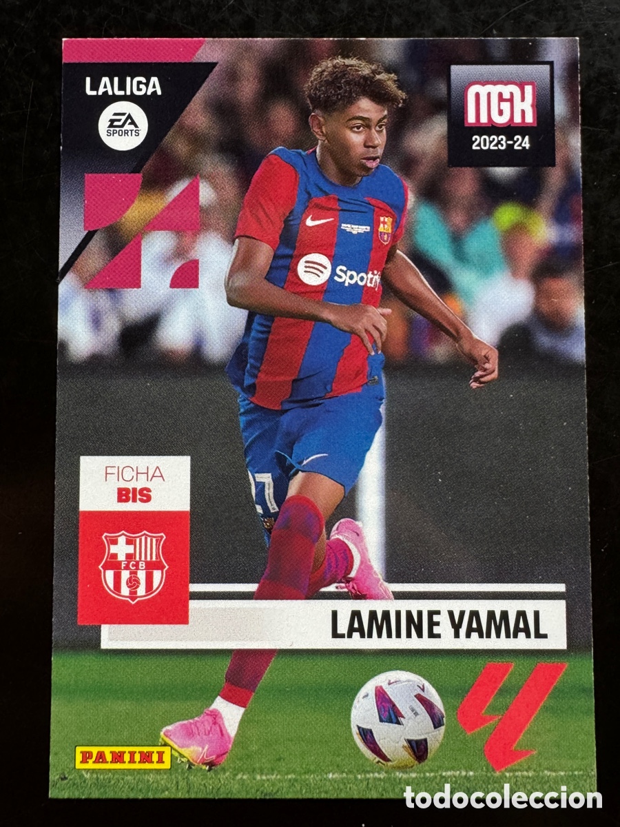 Cromos de F&uacute;tbol: Lamine Yamal 108 Bis Rookie Barcelona Megacracks 2023/24