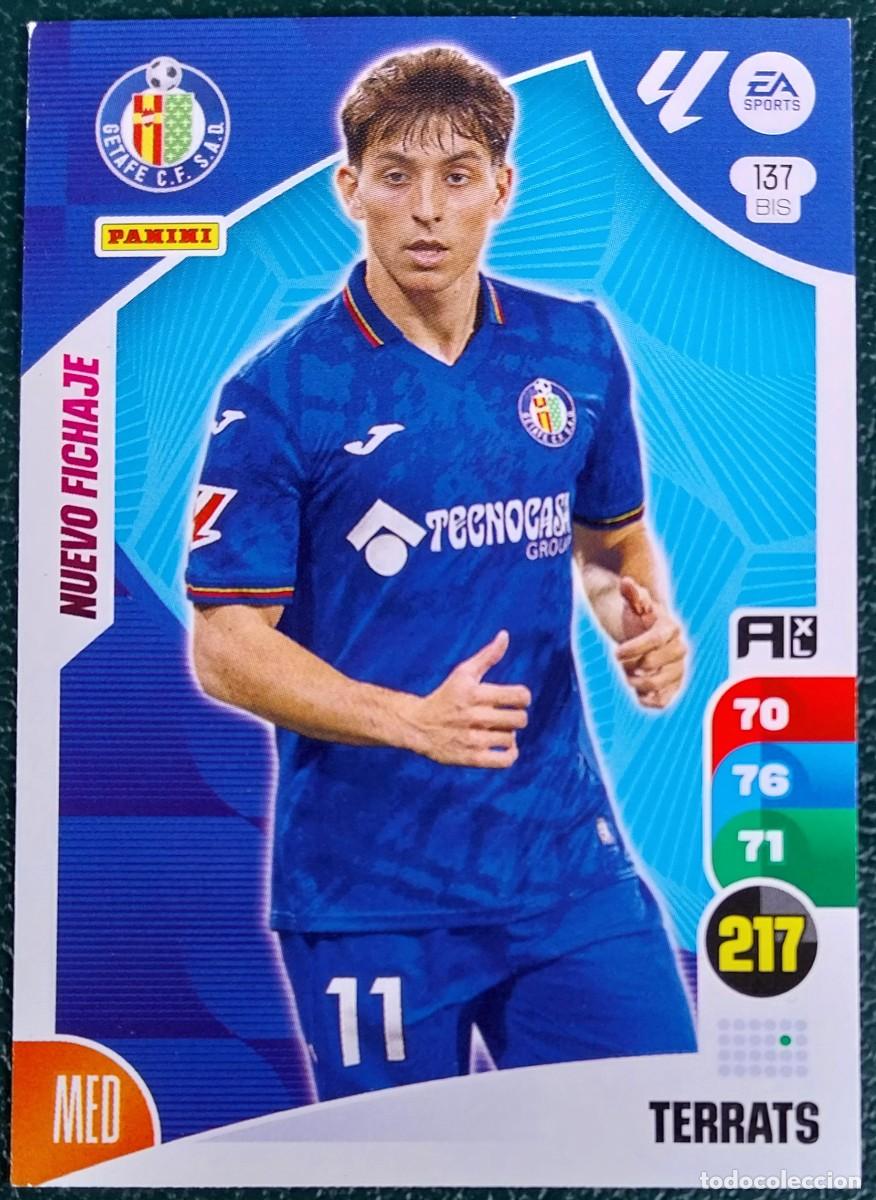 Figurine di Calcio: 137 BIS TERRATS GETAFE CF NUEVO FICHAJE FICHAS ALBUM ADRENALYN XL 2024 2025 24 25