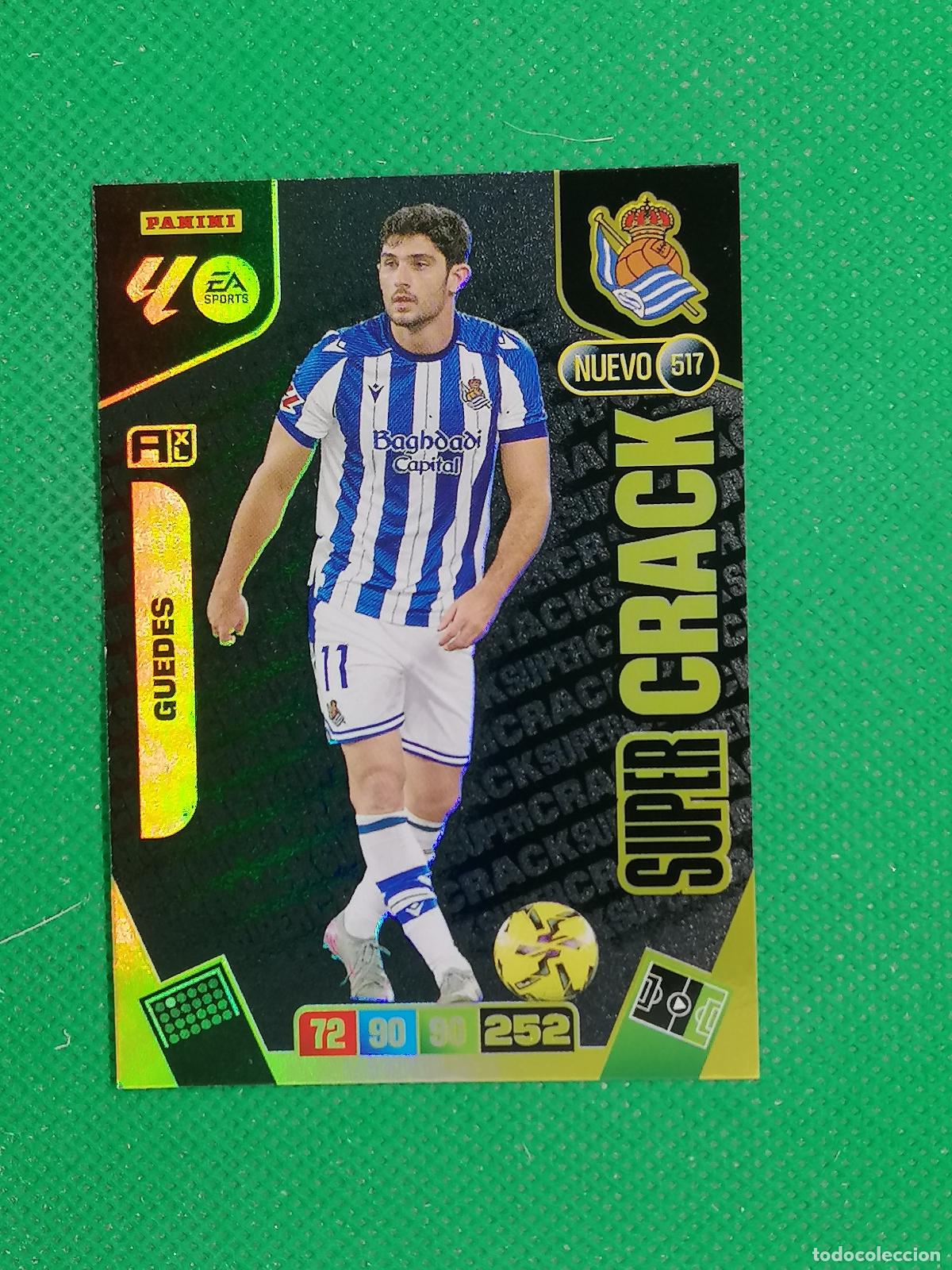 Cromos de F&uacute;tbol: 517 GUEDES REAL SOCIEDAD NUEVO SUPER CRACK SUPERCRACK ⚽ LIGA ADRENALYN XL 2025 2026 25 26 ⚽