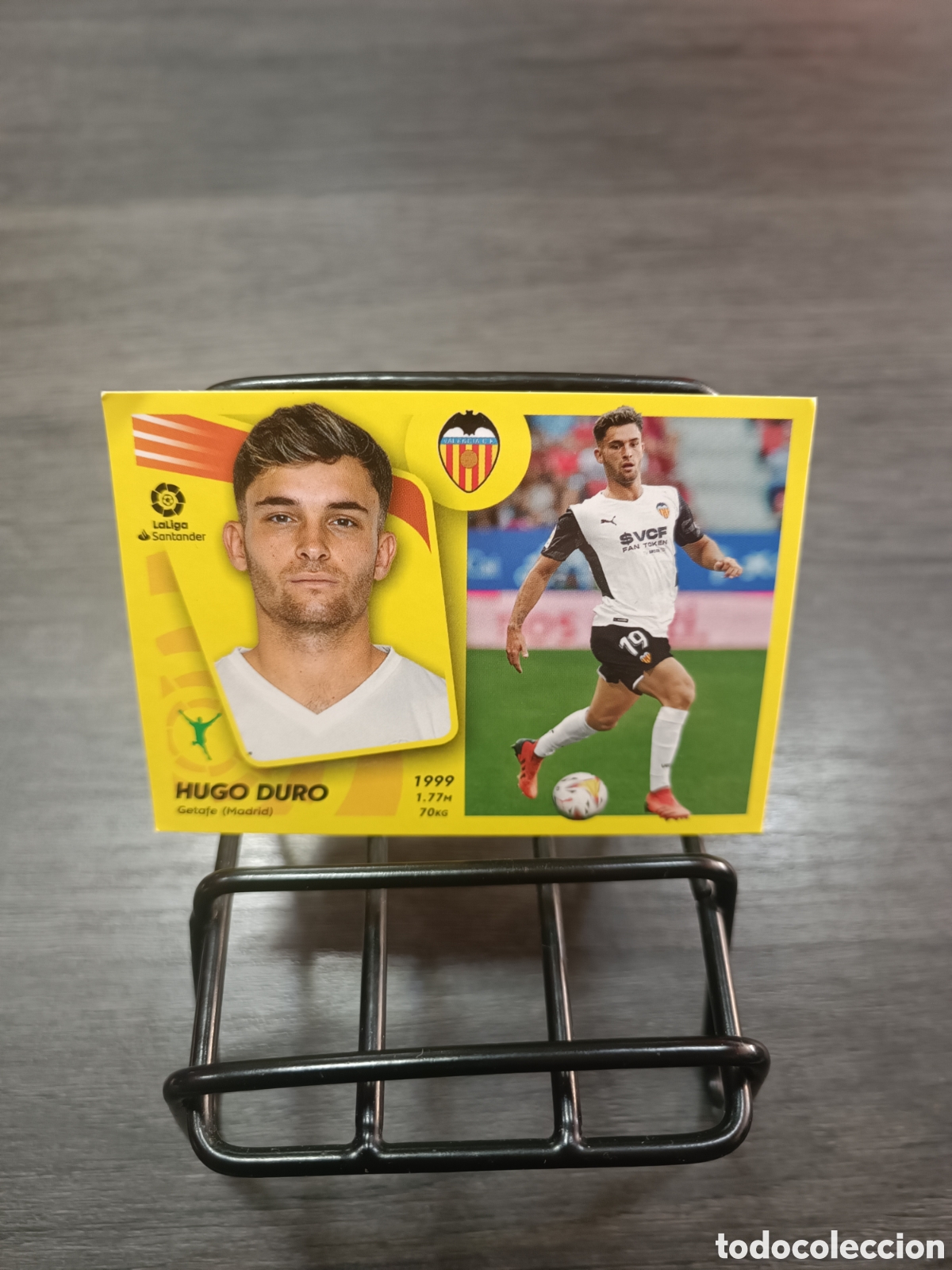 Cromos de F&uacute;tbol: Coloca 18 Bis Hugo Duro Liga Este 2021 2022
