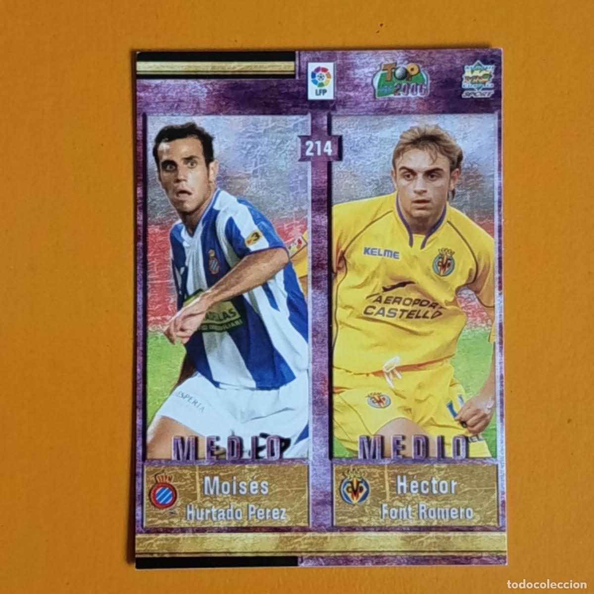 Cromos de F&uacute;tbol: 214 MOIS&Eacute;S//H&Eacute;CTOR FONT//ALEXANDER//SAMUEL. TOP 2006 MUNDICROMO