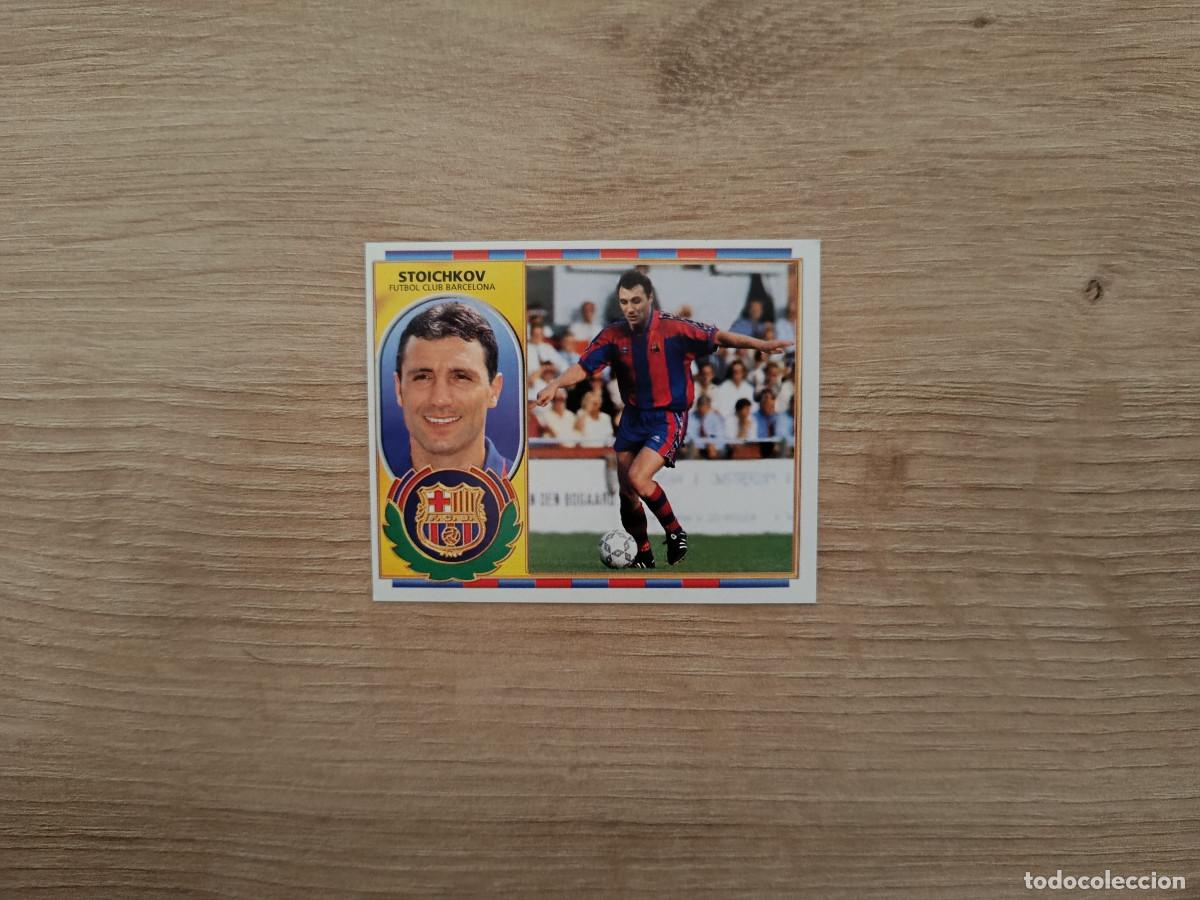 Cromos de F&uacute;tbol: CROMO DE FUTBOL LIGA ESTE STOICHKOV FICHAJE 14 BARCELONA SIN PEGAR NUNCA PEGADO 96 97 1996 1997 D426
