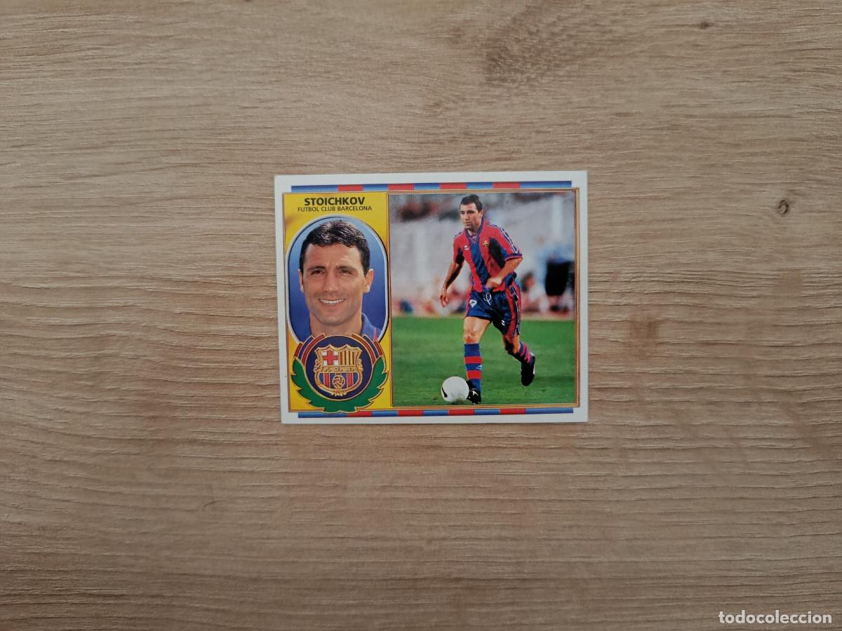Cromos de F&uacute;tbol: CROMO DE FUTBOL LIGA ESTE STOICHKOV FICHAJE 14 BARCELONA SIN PEGAR NUNCA PEGADO 96 97 1996 1997 D426