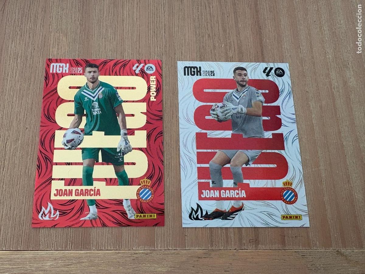 Cromos de F&uacute;tbol: 19. CROMO MEGACRACKS MGK 2024-25 24-25 JOAN GARCIA BARCELONA + PARALELA 500+P500 FUEGO