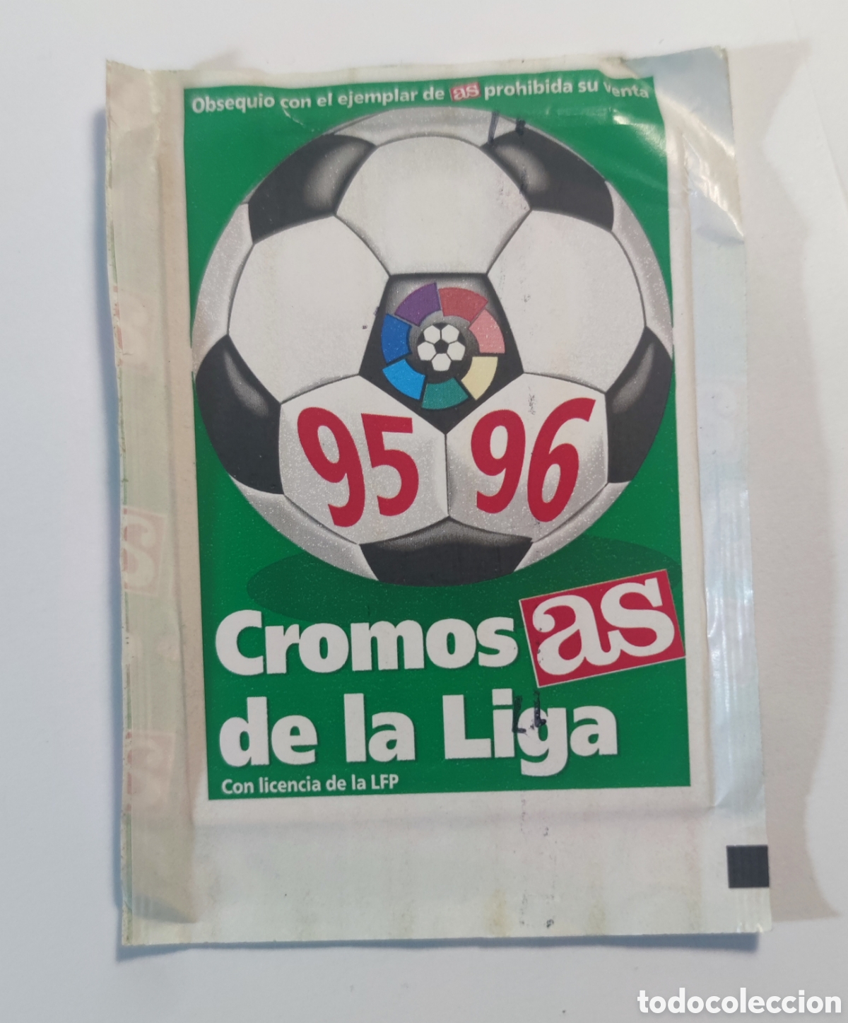 Cartes &agrave; collectionner de Football: 10 sobres sin abrir as liga 95/96
