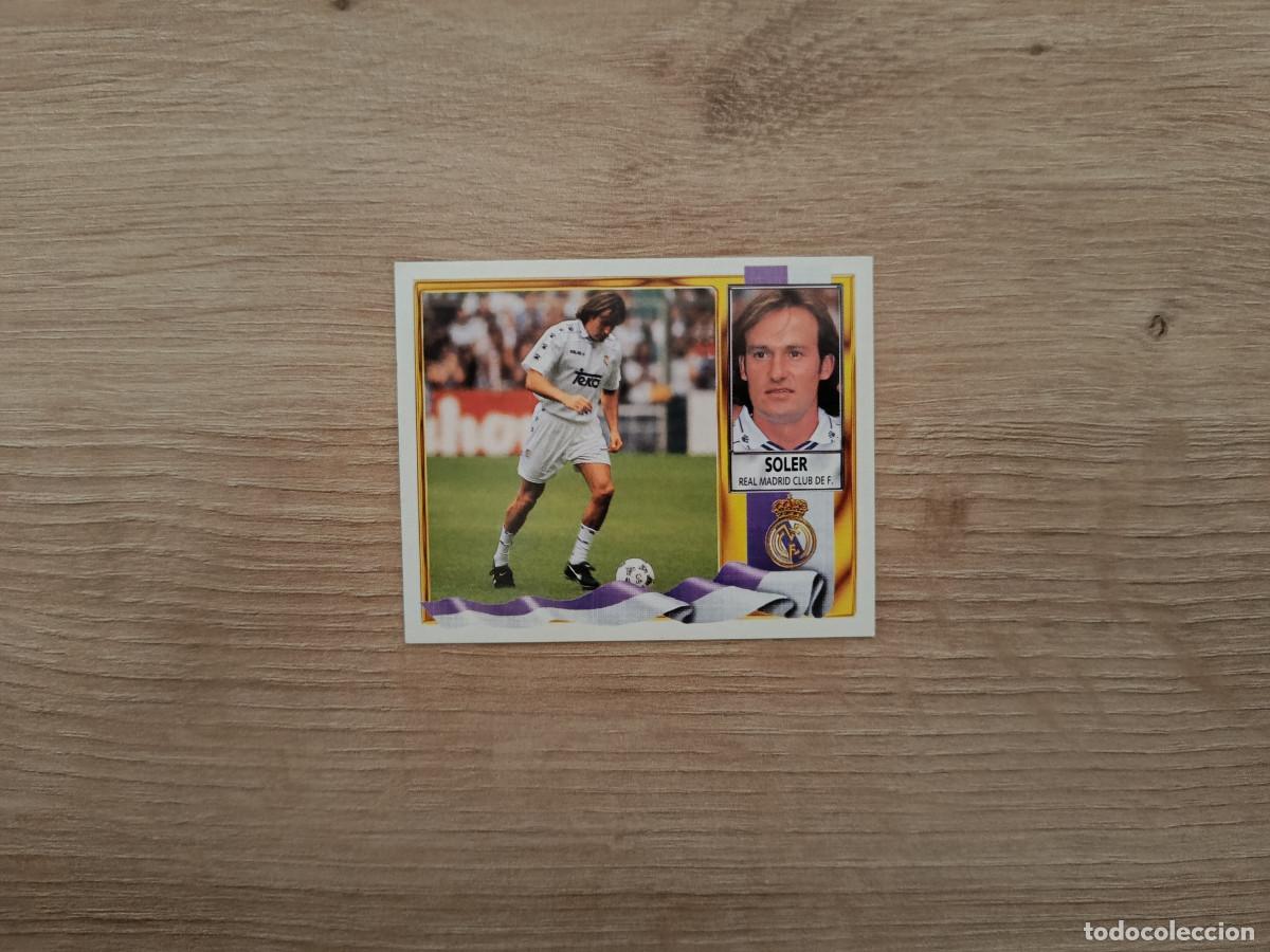 Cartes &agrave; collectionner de Football: CROMO DE FUTBOL LIGA ESTE SOLER FICHAJE 14 REAL MADRID SIN PEGAR NUNCA PEGADO 95 96 1995 1996 D426