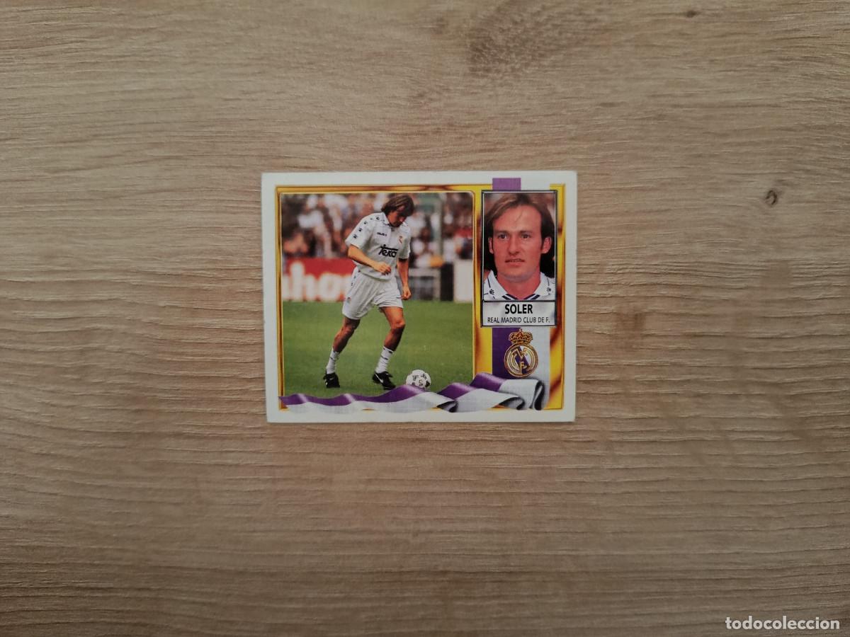 Cartes &agrave; collectionner de Football: CROMO DE FUTBOL LIGA ESTE SOLER FICHAJE 14 REAL MADRID SIN PEGAR NUNCA PEGADO 95 96 1995 1996 D426