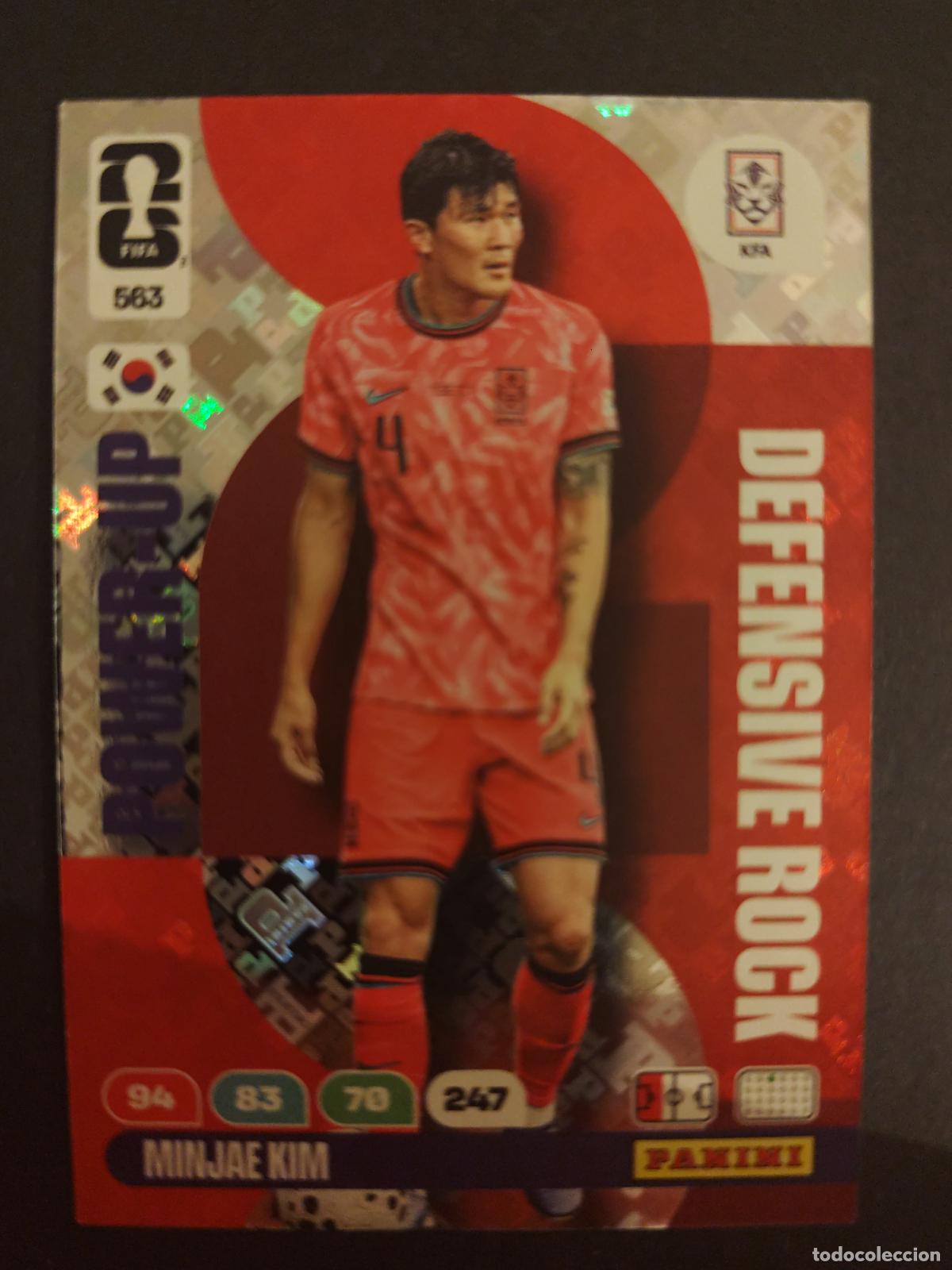Football Stickers: 563 MIN-JAE KIM COREA DEL SUR DEFENSIVE ROCK ADRENALYN MUNDIAL FIFA WORLD CUP 2026 PANINI