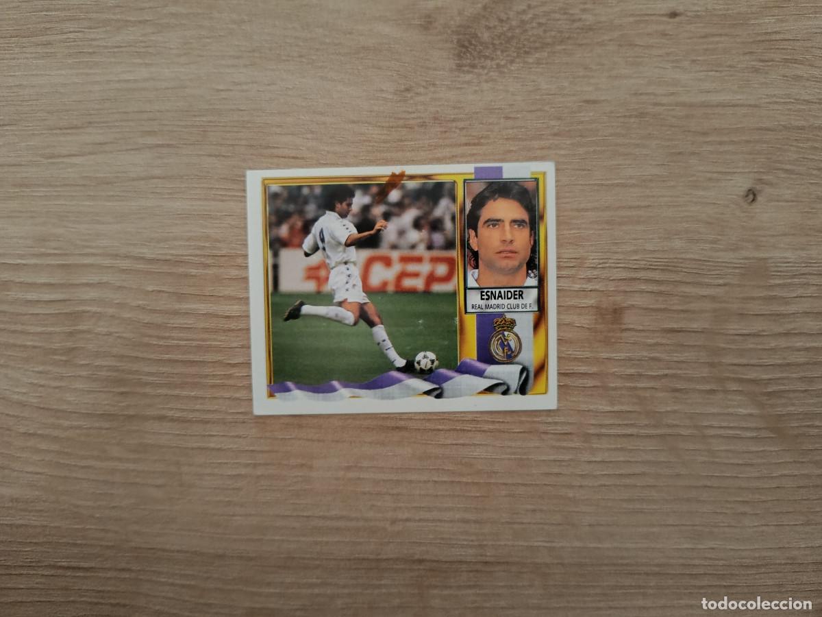 Football Stickers: CROMO DE FUTBOL LIGA ESTE ESNAIDER FICHAJE 8 REAL MADRID SIN PEGAR NUNCA PEGADO 95 96 1995 1996 D426