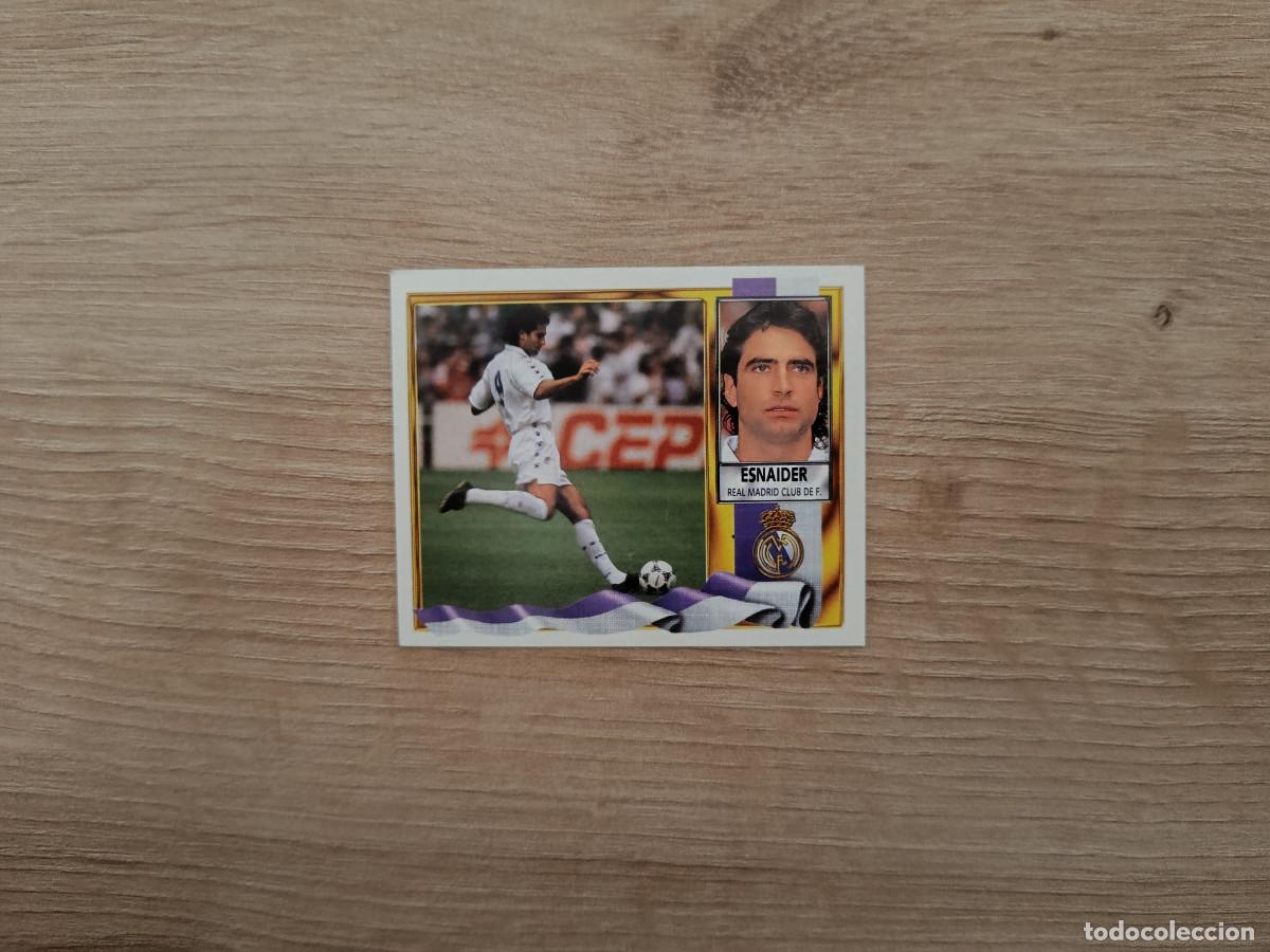Football Stickers: CROMO DE FUTBOL LIGA ESTE ESNAIDER FICHAJE 8 REAL MADRID SIN PEGAR NUNCA PEGADO 95 96 1995 1996 D426