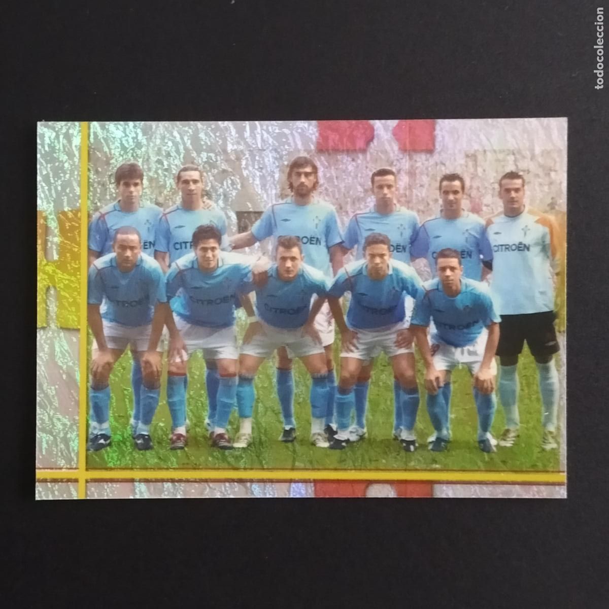 Football Stickers: 138 ALINEACION PLANTILLA CELTA VIGO CROMOS ALBUM MUNDICROMO LIGA FUTBOL 06 07 2006 2007