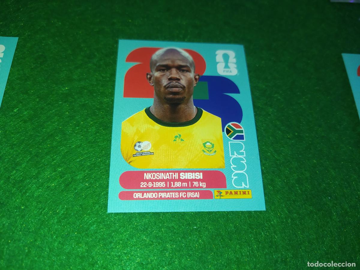 Cartes &agrave; collectionner de Football: OFFICIAL STICKER COLLECTION WORLD CUP MUNDIAL 2026 - SUDAFRICA N&ordm; 10 SIBISI