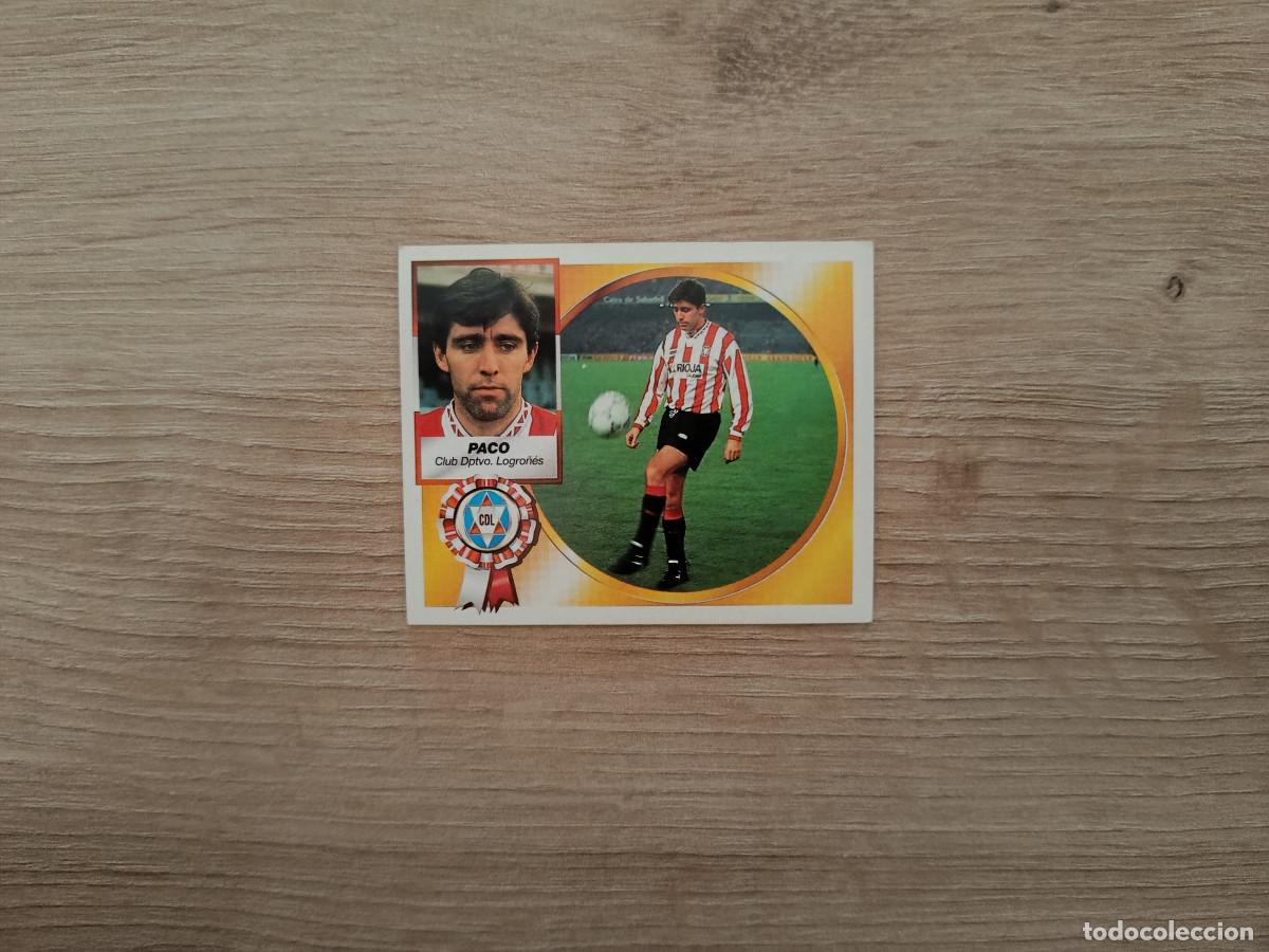 Cromos de Futebol: CROMO DE FUTBOL LIGA ESTE PACO LOGRO&Ntilde;ES SIN PEGAR NUNCA PEGADO 94 95 1994 1995 D426