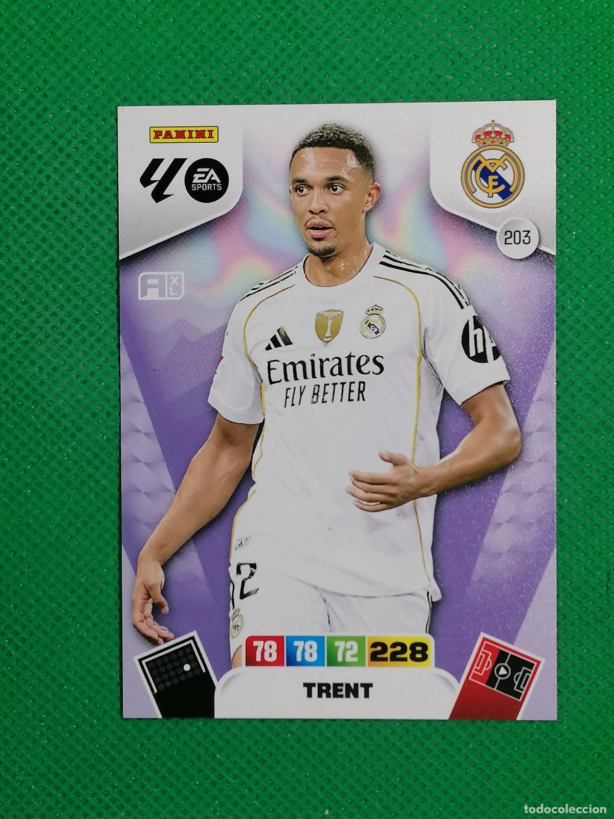 Fu&szlig;ball-Sticker: 203 TRENT REAL MADRID ⚽ LIGA ADRENALYN XL 2025 2026 25 26 ⚽