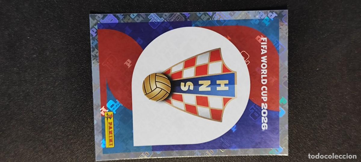 Cromos de F&uacute;tbol: FIFA WORLD CUP 2026 STICKER ESCUDO CROACIA # CRO1 PANINI