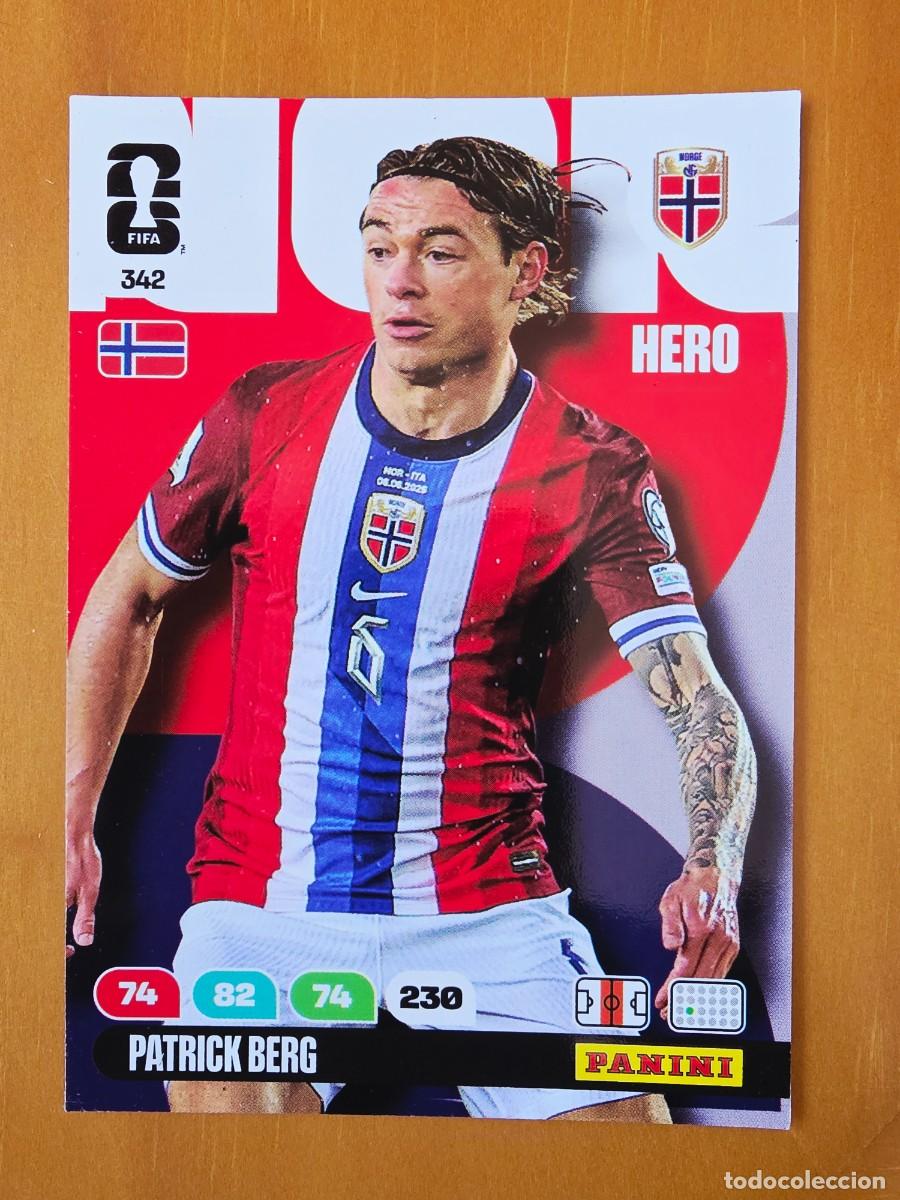 Cromos de F&uacute;tbol: 342 Patrick Berg, Hero, Noruega, Adrenalyn XL Fifa World Cup 2026 Mundial 26
