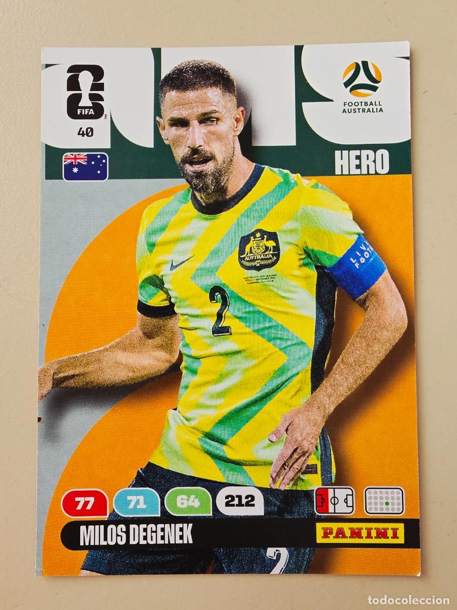 Cromos de F&uacute;tbol: 40 Milos Degenek, Hero, Australia, Adrenalyn XL Fifa World Cup 2026 Mundial 26