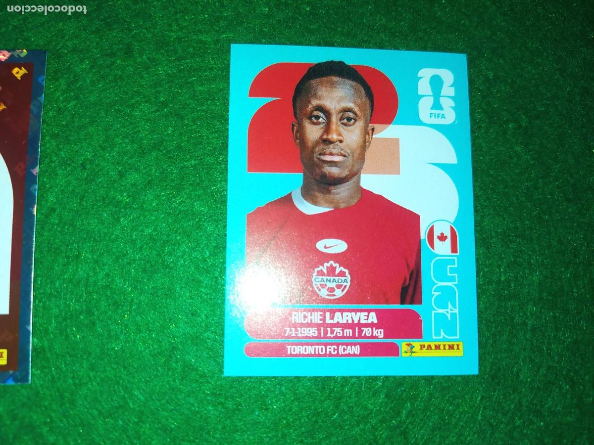 Cromos de F&uacute;tbol: OFFICIAL STICKER COLLECTION WORLD CUP MUNDIAL 2026 - CANADA N&ordm; 6 LARYEA