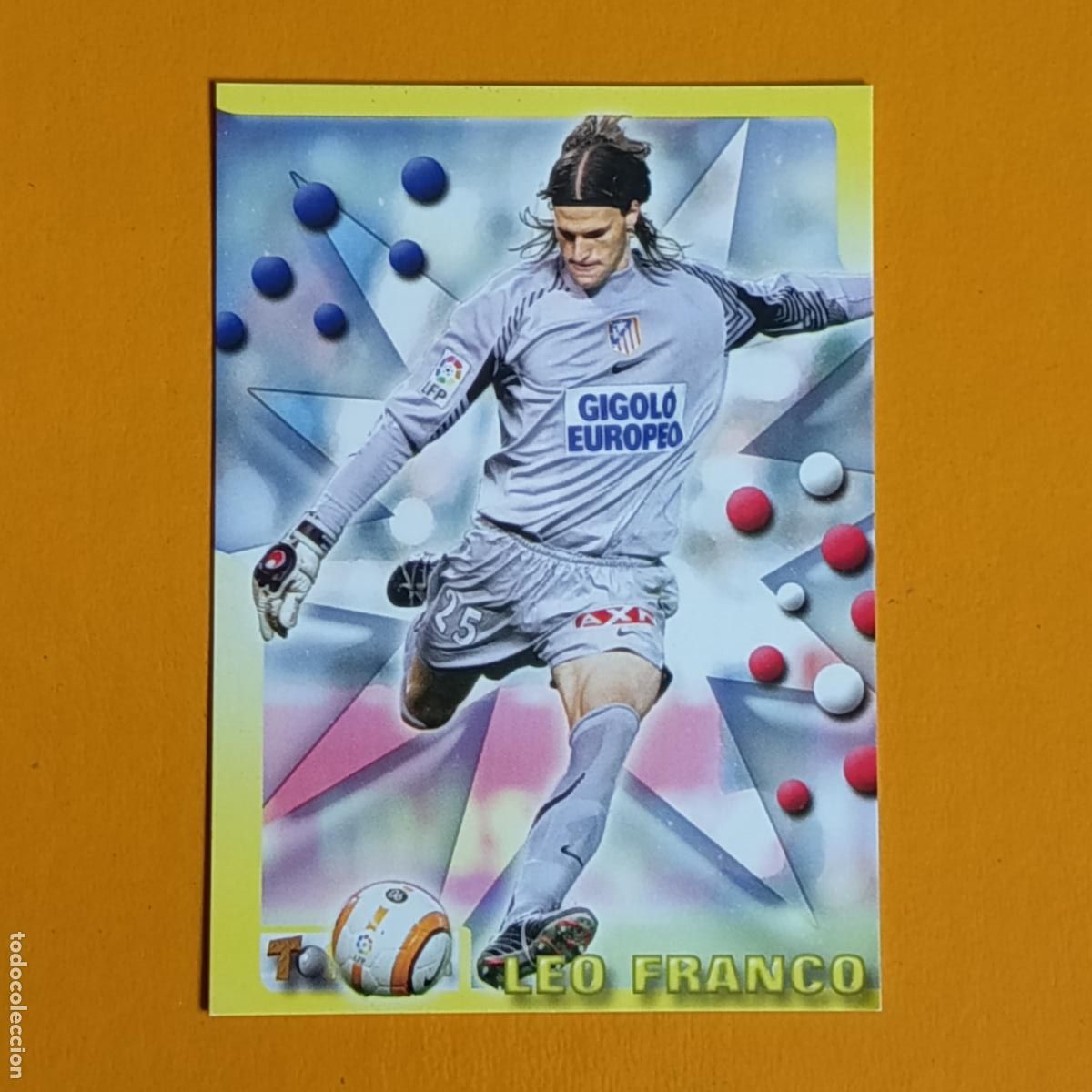 Football Stickers: 11 LEO FRANCO. ATL&Eacute;TICO DE MADRID. TOP 2006 MUNDICROMO