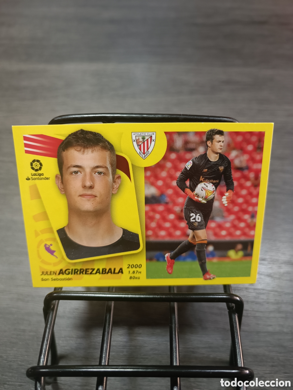 Football Stickers: Coloca 6 Bis Agirrezabala Liga Este 2021 2022