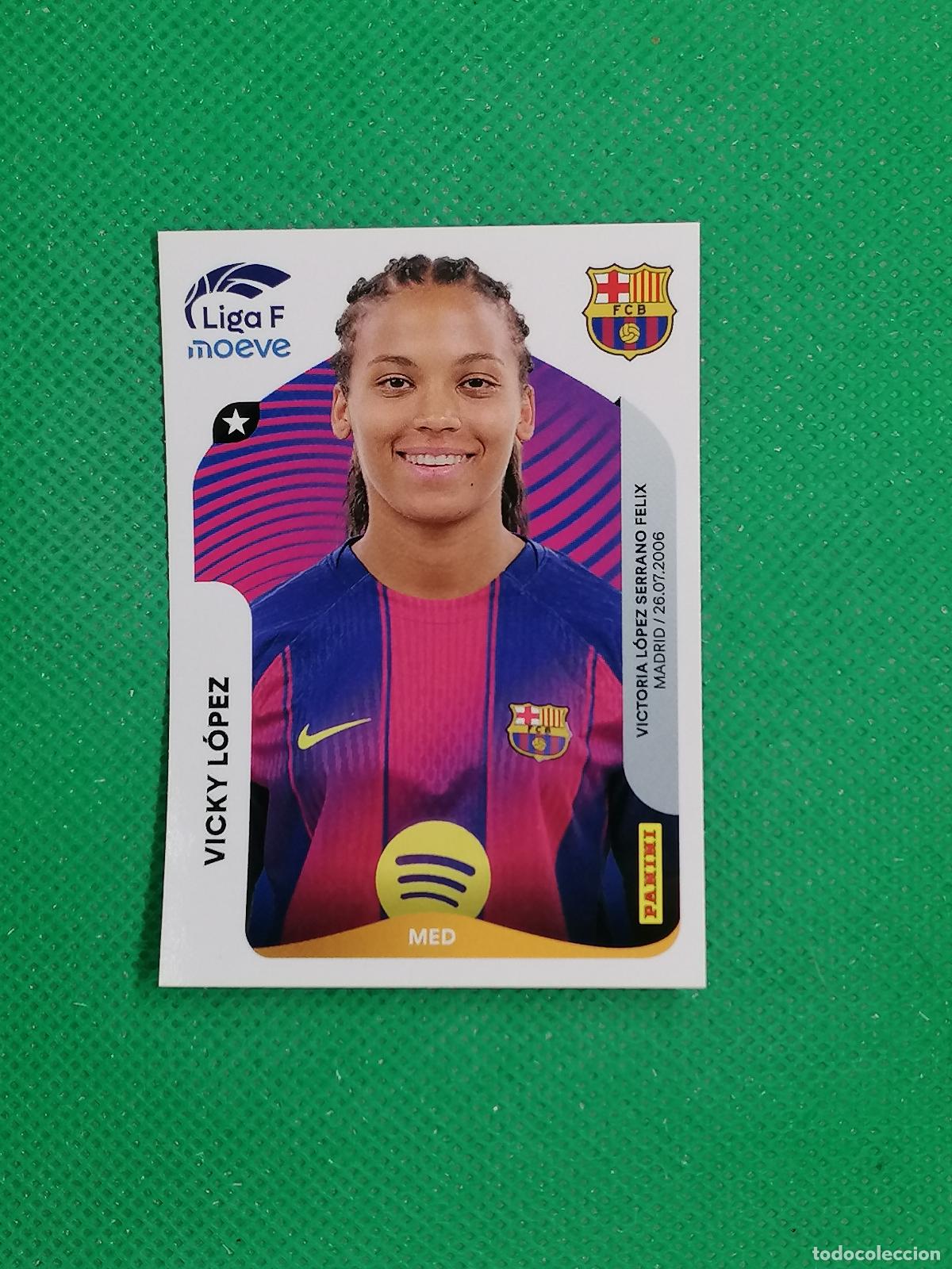 Cromos de F&uacute;tbol: 97 VICKY LOPEZ BARCELONA ⚽ PANINI LIGA FEMENINA F MOEVE 25 26 2025 2026 ⚽