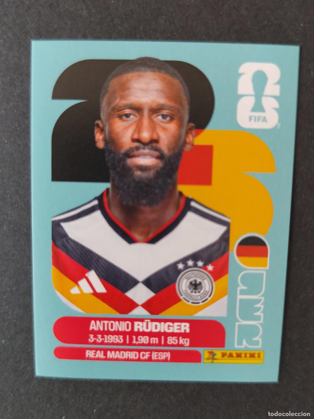 Cromos de F&uacute;tbol: GER6 ANTONIO R&Uuml;DIGER 6 ALEMANIA MUNDIAL FIFA WORLD CUP 2026 STICKER PANINI SIN PEGAR