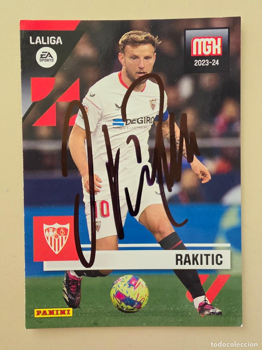 Cartes &agrave; collectionner de Football: Cromo firmado de Ivan Rakitic con aut&oacute;grafo, Sevilla FC