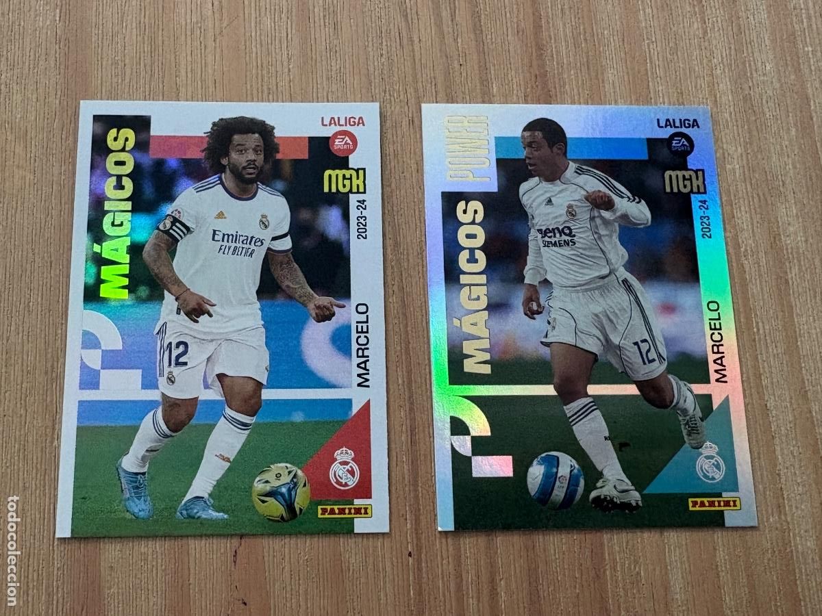 Cromos de F&uacute;tbol: 19. LOTE MEGACRACKS MGK 2023-24 M&Aacute;GICOS / POWER PARALELA MARCELO 438/ P438