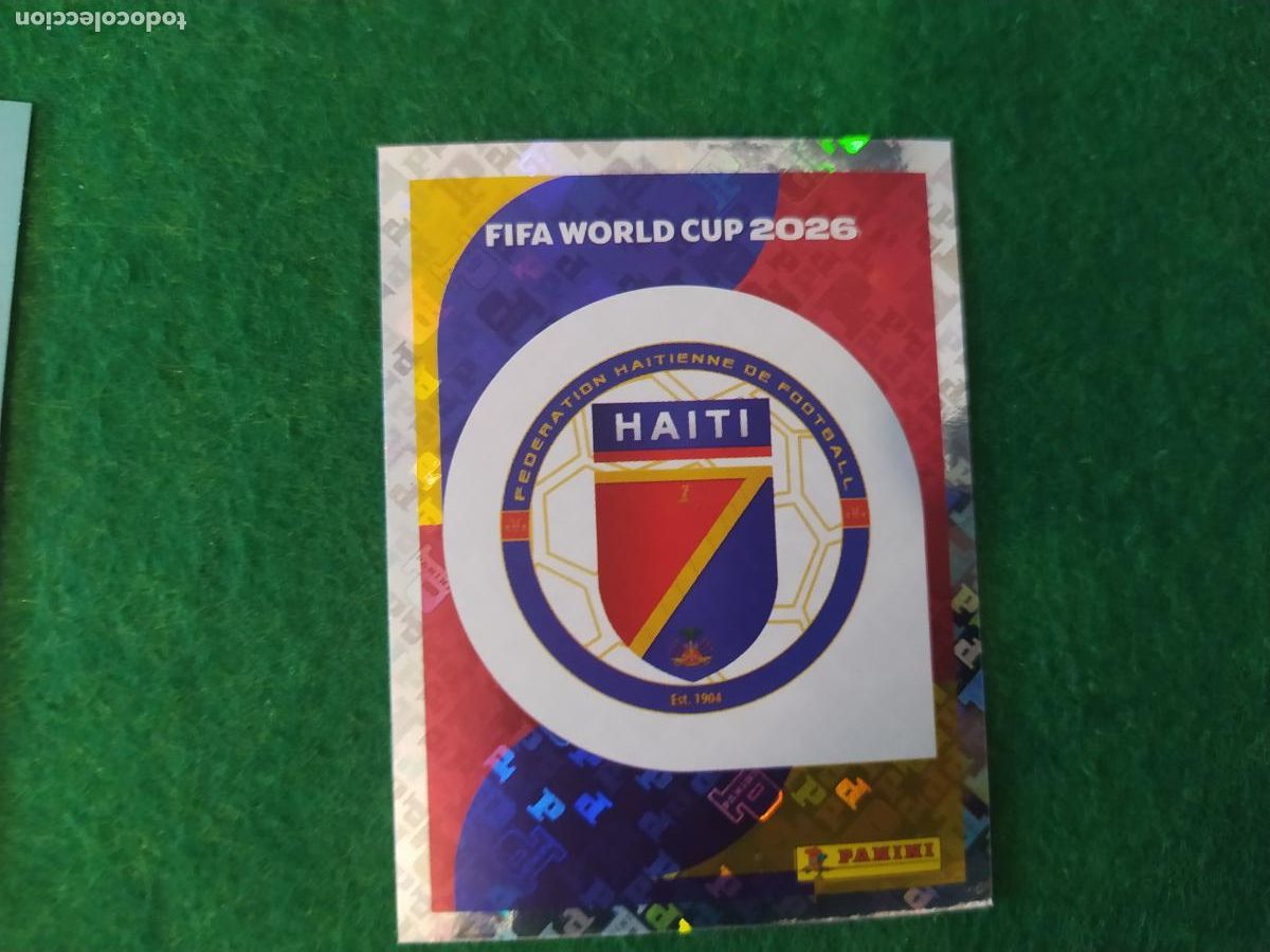 Cromos de F&uacute;tbol: OFFICIAL STICKER COLLECTION WORLD CUP MUNDIAL 2026 - HAITI N&ordm; 1 ESCUDO