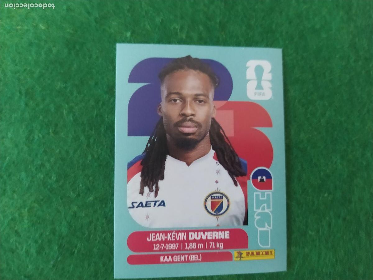 Cromos de F&uacute;tbol: OFFICIAL STICKER COLLECTION WORLD CUP MUNDIAL 2026 - HAITI N&ordm; 5 DUVERNE