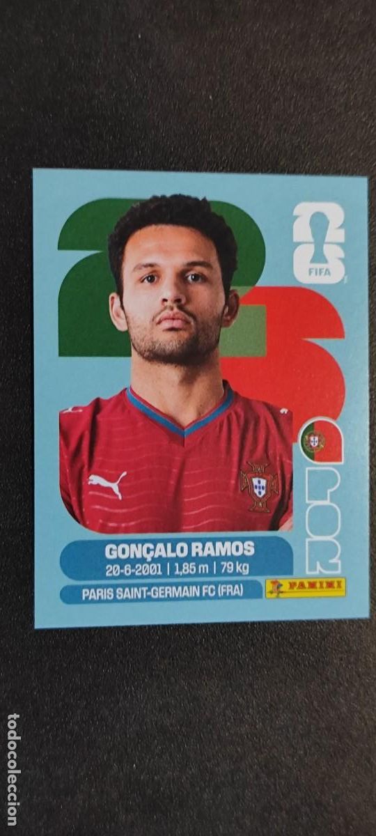 Cartes &agrave; collectionner de Football: FIFA WORLD CUP 2026 STICKER GON&Ccedil;ALO RAMOS PORTUGAL # POR18 PANINI