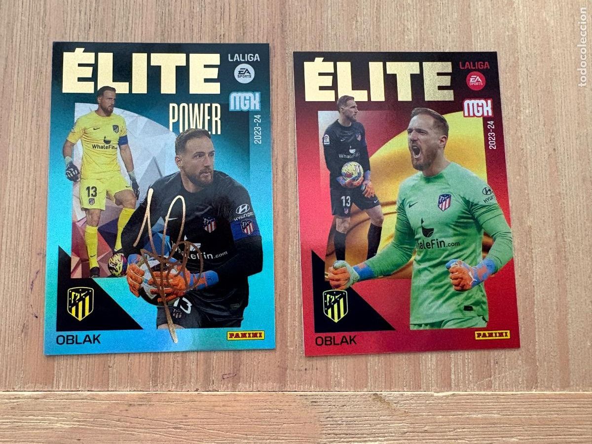 Cromos de F&uacute;tbol: 19. CROMO MEGACRACKS 2023-24 ELITE POWER OBLAK PARALELA N P12