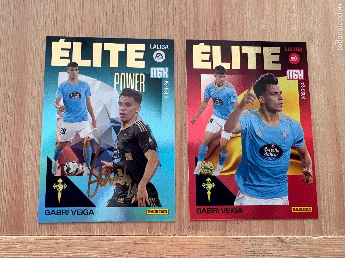 Cromos de F&uacute;tbol: 19. CROMO MEGACRACKS 2023-24 ELITE POWER GABRI VEIGA PARALELA N P4