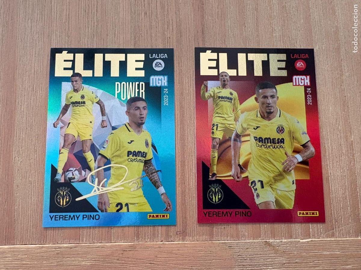 Cromos de F&uacute;tbol: 19. CROMO MEGACRACKS 2023-24 ELITE POWER YEREMI PINO PARALELA N P17